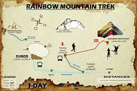 map of rainbow mountain area