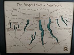 map of the finger lakes region New York