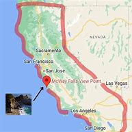 Map of Mc way falls California