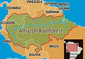 map of the Amazon rainforest'
