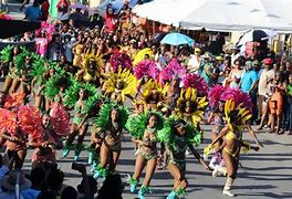 people performing at a local festival at the Virgin Islands