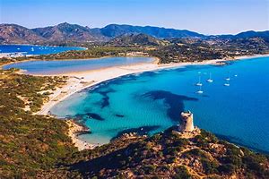 Sardinia coastline and the Mediterranean Sea