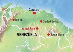 Angel Falls Venezuela Vacation 8 Map of Angel Falls, Venezuela