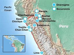 map of Chan Chan Peru