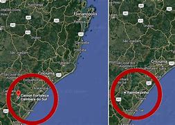 Map of Itaimbezxinho Valley, Brazil