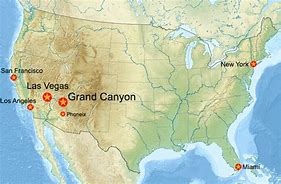 Grand Canyon Adventure: Hiking, Views, and Travel 8 Grand Canyon and Las Vegas map