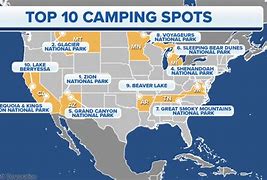 Top 10 Camping Destinations For 2025 10 Campsite locations in the United States.