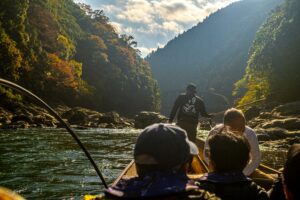 Kittatinny Mountains steep mountains and a river with the forest