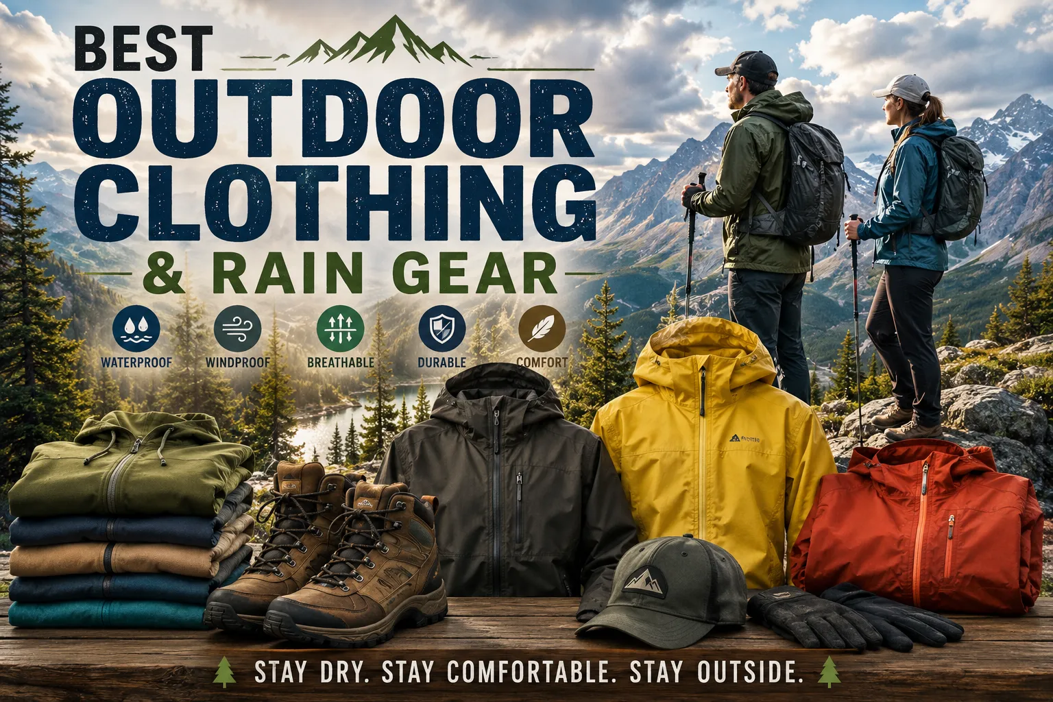 🧥🌧️🥾Best Outdoor Clothing & Rain Gear – 50 Must-Have Adventure ...