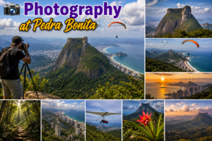 ⛰️ Pedra Bonita – Hiking, Mountain Views & Paragliding Above Rio 9 Photography at Pedra Bonita featuring Pedra da Gávea, Atlantic Forest, Rio’s coastline, paragliding, hang gliding and panoramic mountain views.